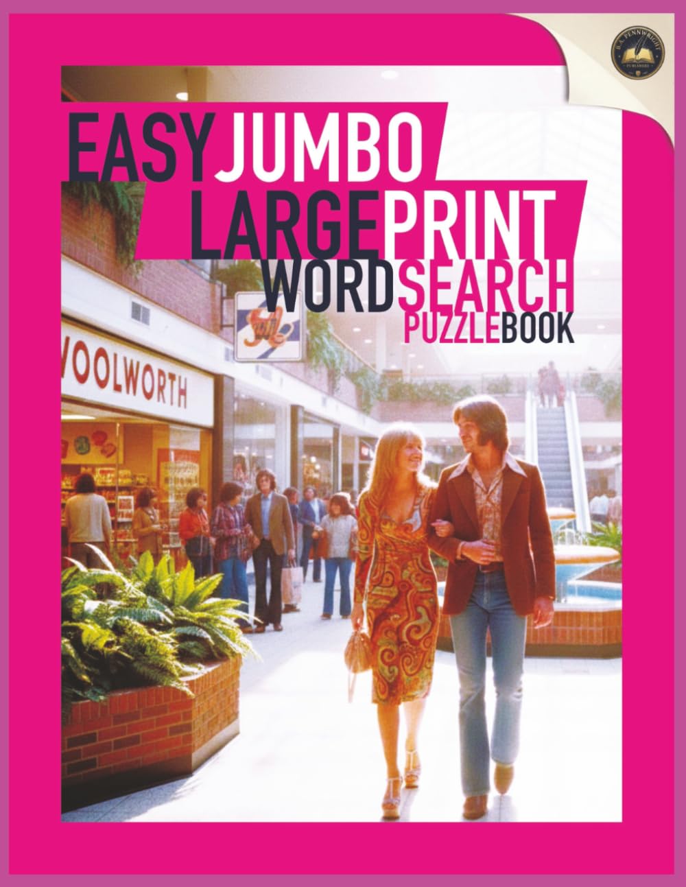 Word Search Books for Seniors, Adults Jumbo Large Print: 50+ Puzzles for Seniors and Adults - Stress Relief Brain Games: Large Print Word Search ... for Stress Relief and Memory Improvement