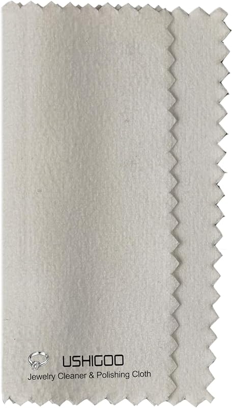 50 paños de limpieza y pulido de joyas para plata, oro, platino, fáciles de transportar, limpiar y cuidar. Tela ultrasuave pretratada con limpiador de joyas removedor de deslustre (3x3 blanco)