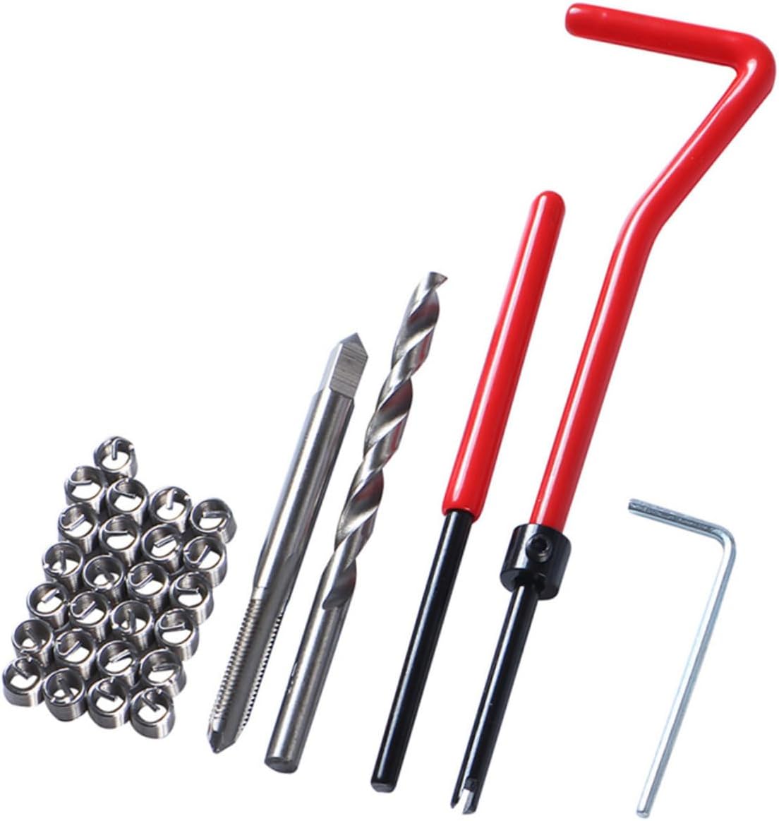 ibasenice 30pcs Thread Repairer Wire Insert Kit Rethread