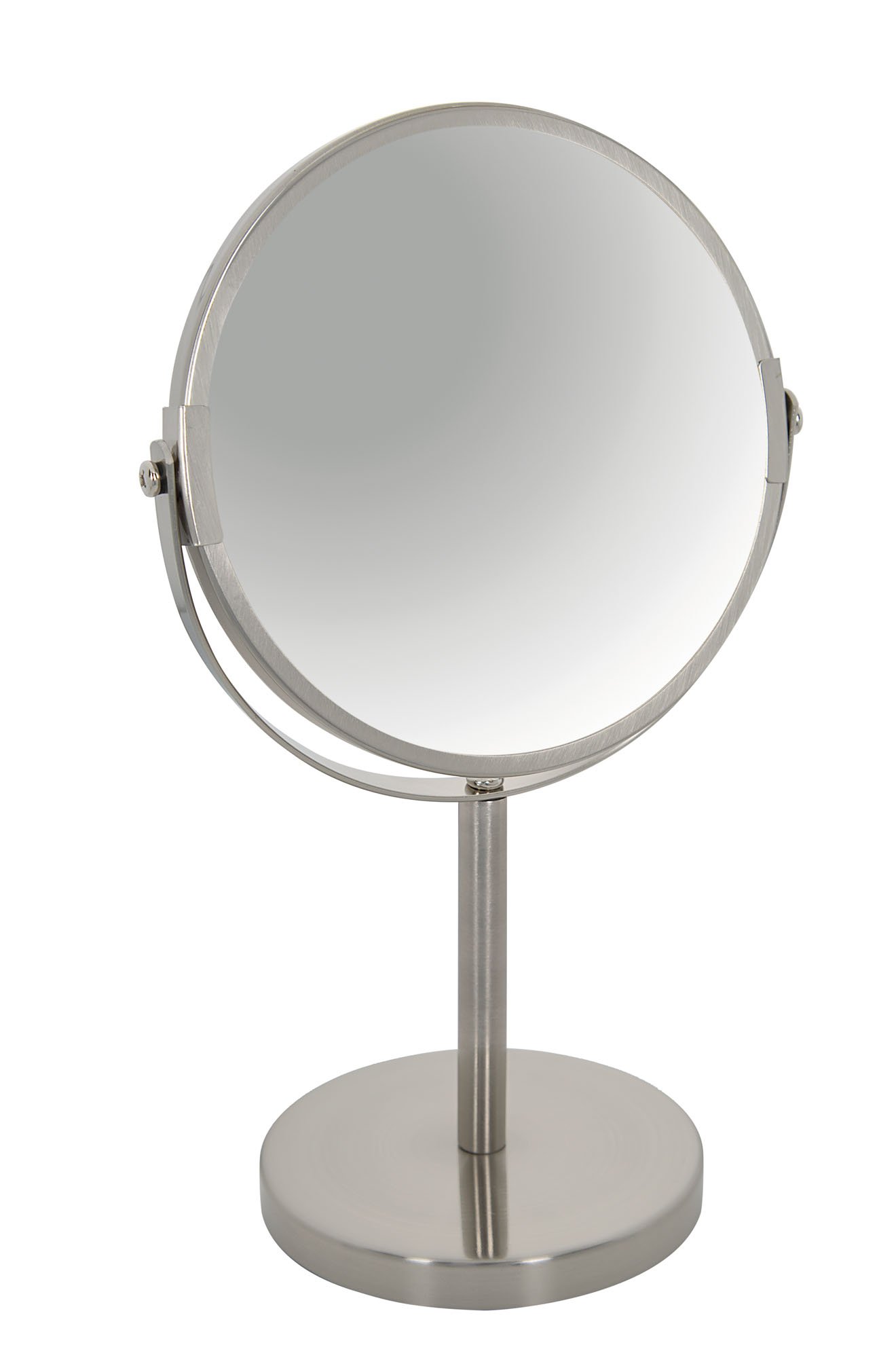 Spirella Sydney Collection Pedestal Mirror for Vanity or Bathroom 17 x 17 x 27 cm (Reversible: 100% and 2x Magnification) - Image 2