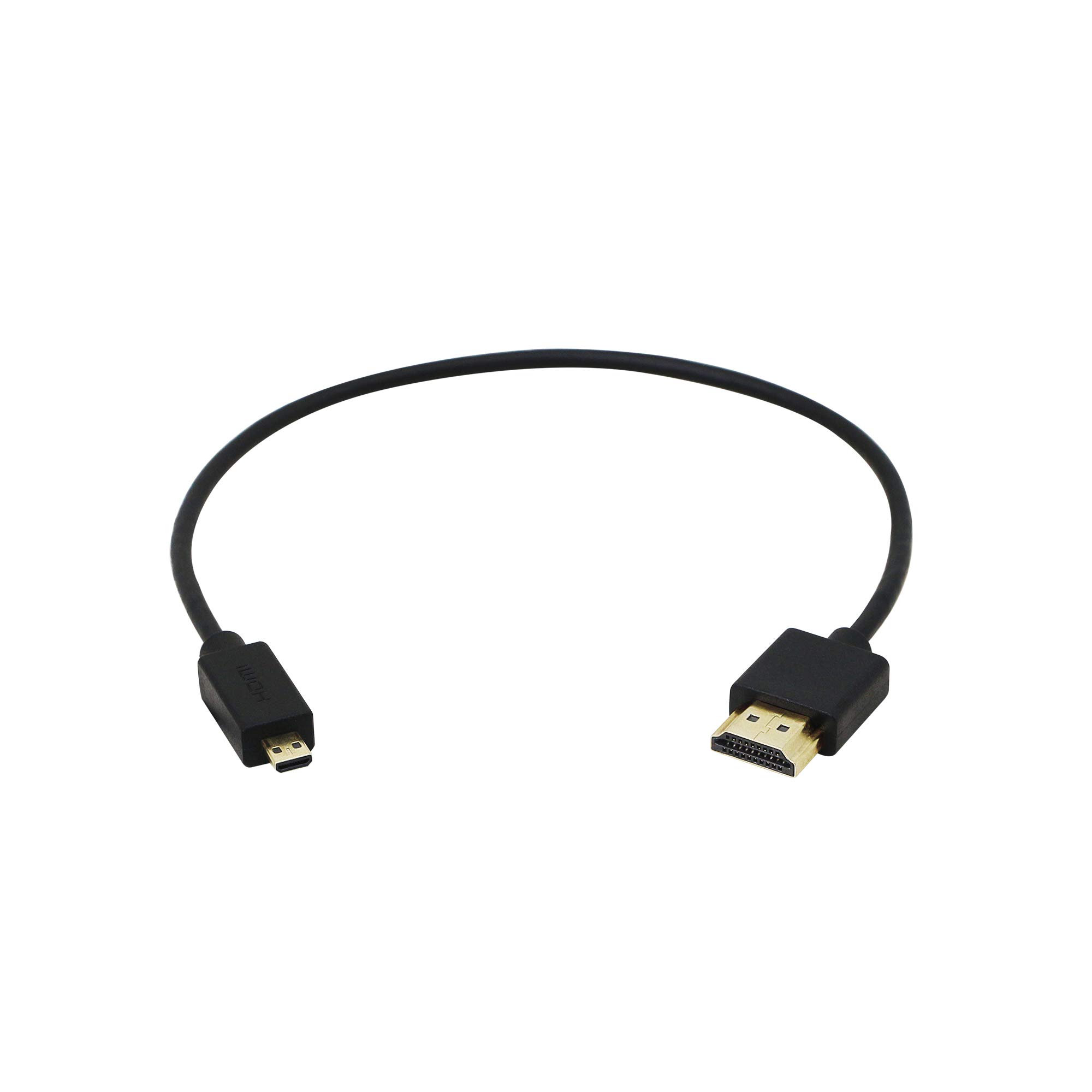 Cavo HDMI 2.0 Ad Alta Velocità Cerrxian – 0,3 M, Supporta 4K Ultra HD, Ethernet, 3D E Audio Di Ritorno (HDMI M – Mini HDMI M)