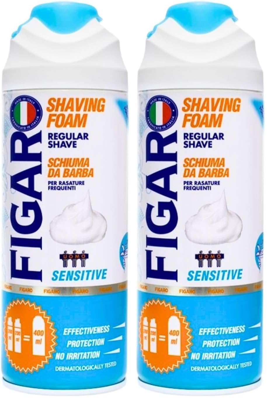 Figaro Tıraş Köpüğü Hassas cilt 400 ml (2 paketi)
