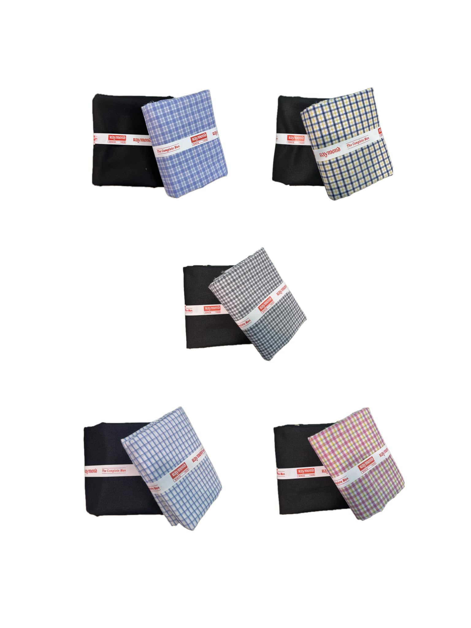 raymond fabrics Trouser-Shirt Fabric Combo Box (Multicolour, Unstitched, All Weather Fabric) (SET OF 5)-picture-47