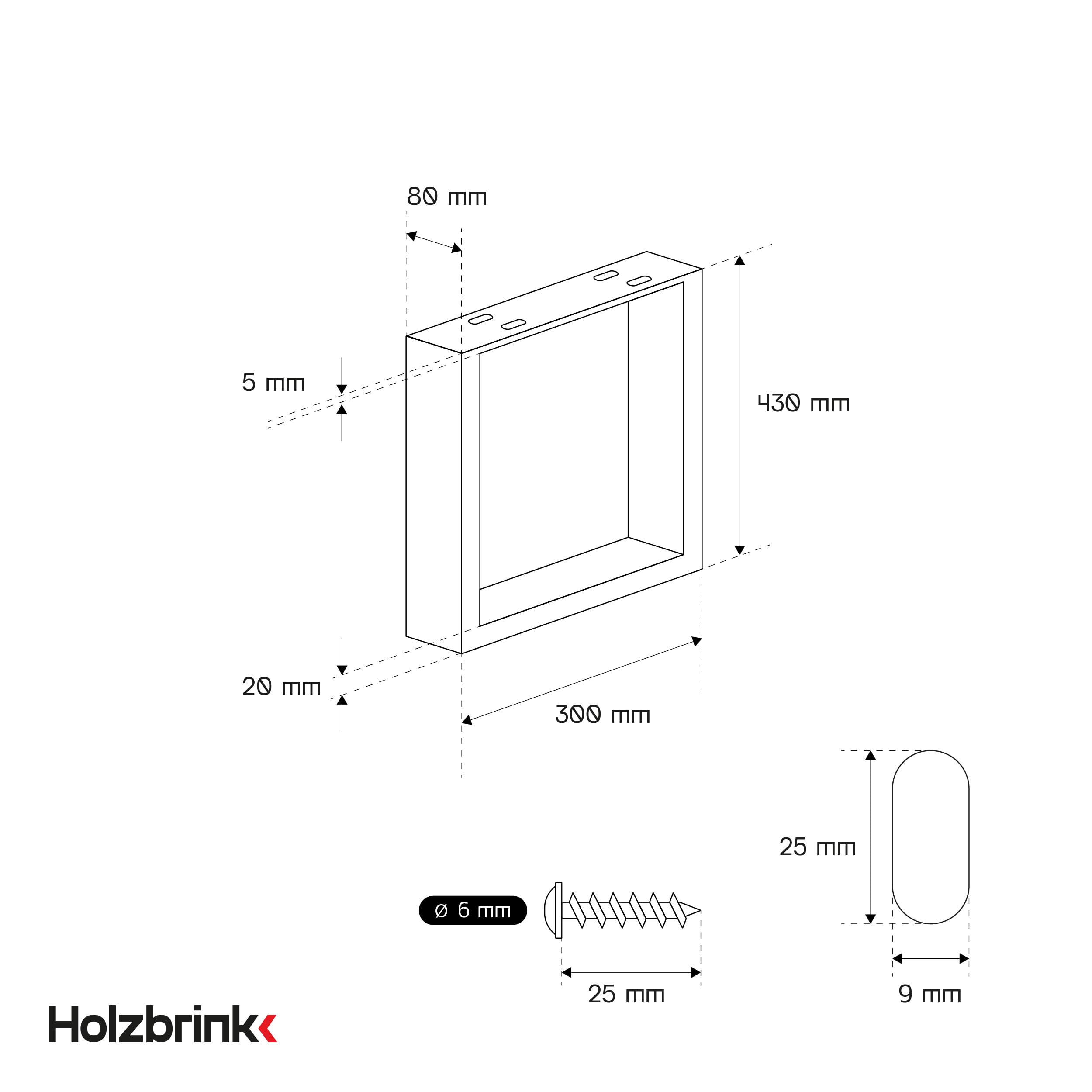 HOLZBRINK Patas de Metal Negro para Mesa | Soportes/Marco para Mesa del Centro, Comedor, Escritorio, Banco | Juego de 2 Patas 30 x 43 cm