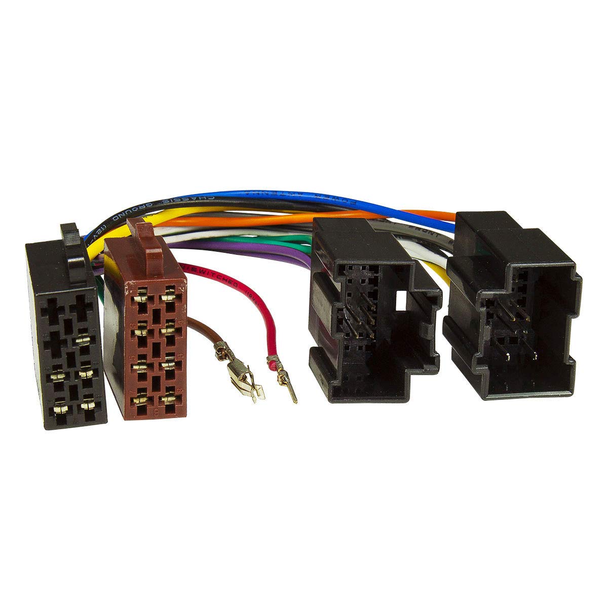 tomzz Audio 2406-006 Doppel DIN Radioblende Set kompatibel mit Chevrolet Aveo Captiva Epica mit Einbaukit Radioadapter ISO Antennenadapter ISO DIN