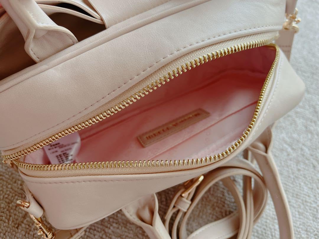 Maison de FLEUR ビッグリボンパールバッグ メゾン ド フルール Maison de FLEUR ビッグリボンパールバッグ