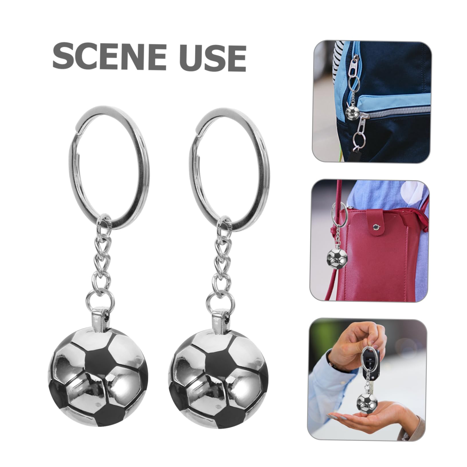 Abaodam 20 Pz portachiavi di calcio palloni antistress da calcio Bomboniere per feste di calcio portachiavi calcio personalizzato portachiavi pallone da calcio adorabile portachiavi