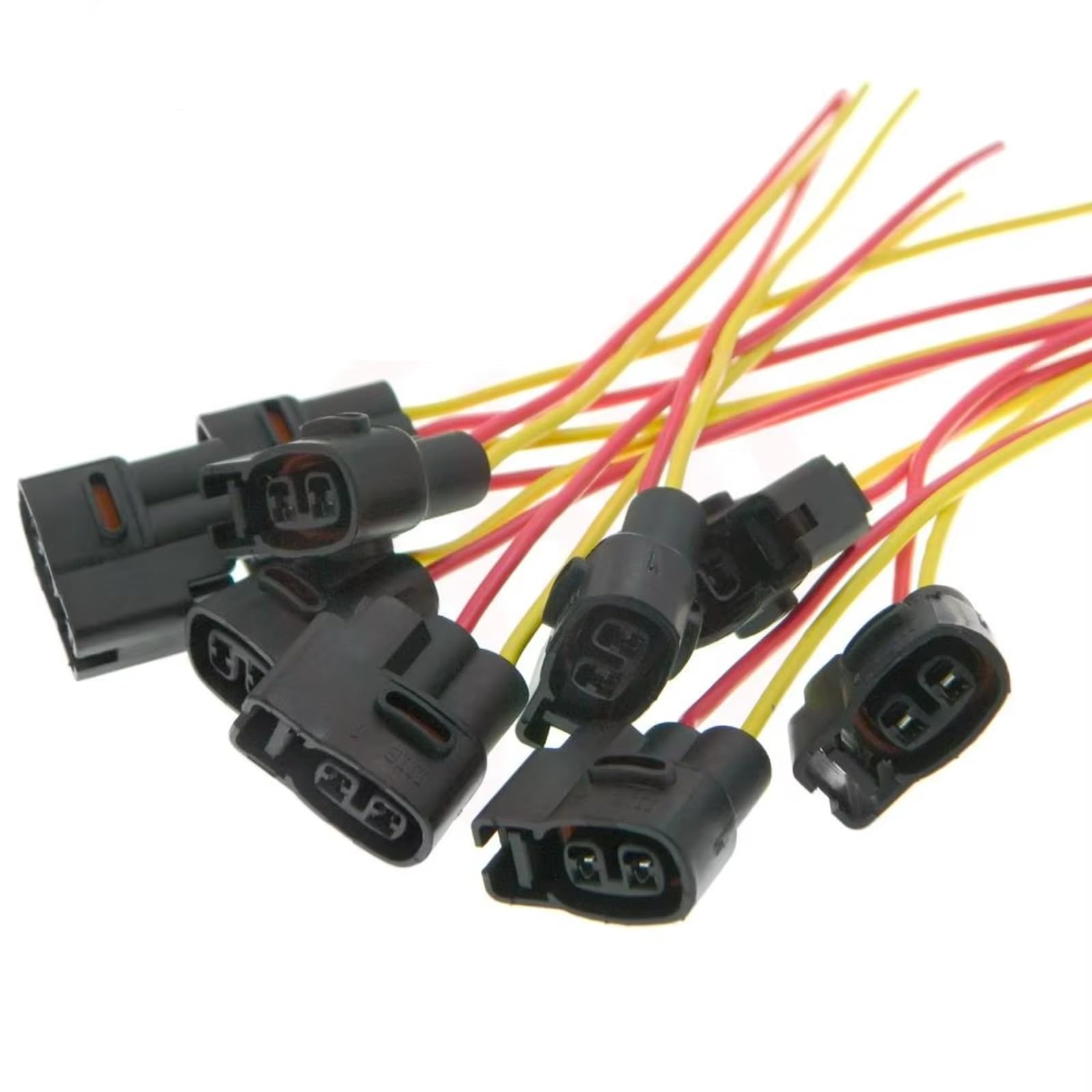 Kfz-Stecker für Nissan Primastar Bus X83 2.0 2001-2015 2-poliger Zündspulenstecker Kabelbaum Teile 8200765882 (10 Stück)