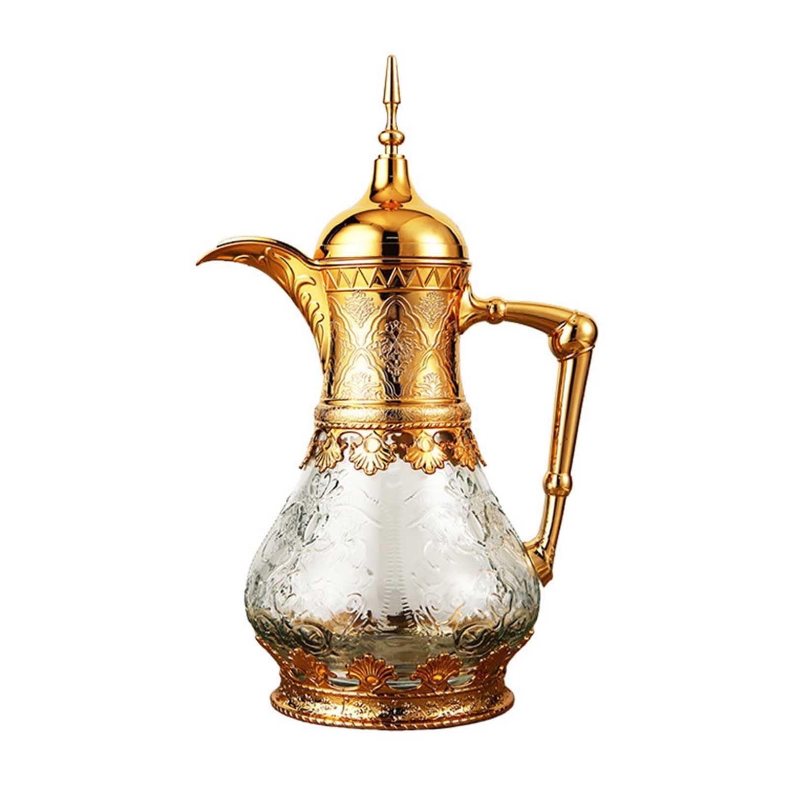 XYUERU 1600ml teapot, multifunctional juice kettle with handle, capacity drinks jug coffee maker tea kettle for house gatherings holiday party
