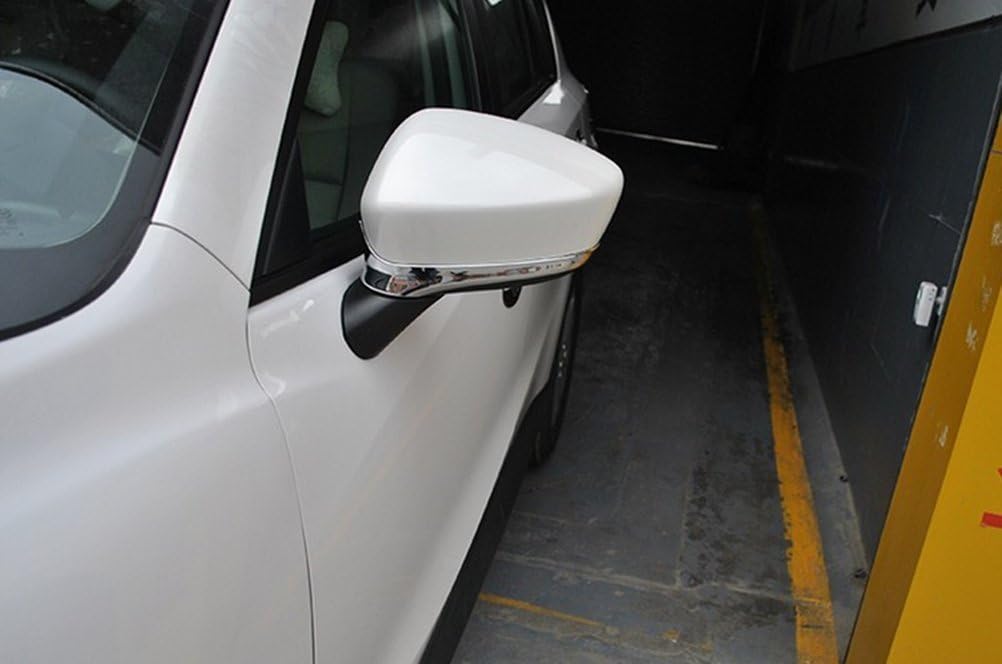 Generic Side Door Mirrors Rearview Stripe Cover Trim 2pcs for Mazda Cx-5 Cx5 2015 2016