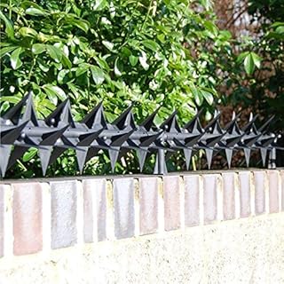Stegastrip® Fence Top Wall Spikes Garden Security, Intruder Burglar deterrent Anti Climb (5M, Pack with posts)