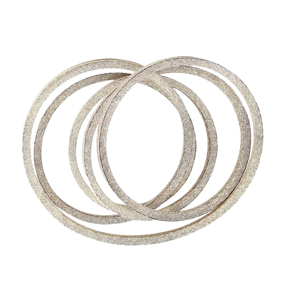 Correa de cubierta de 5/8 pulgadas x 120,5 pulgadas compatible con tractores de césped GX255 GX325 GX345 GX355 LX280 con plataformas de cortacésped de 54 pulgadas