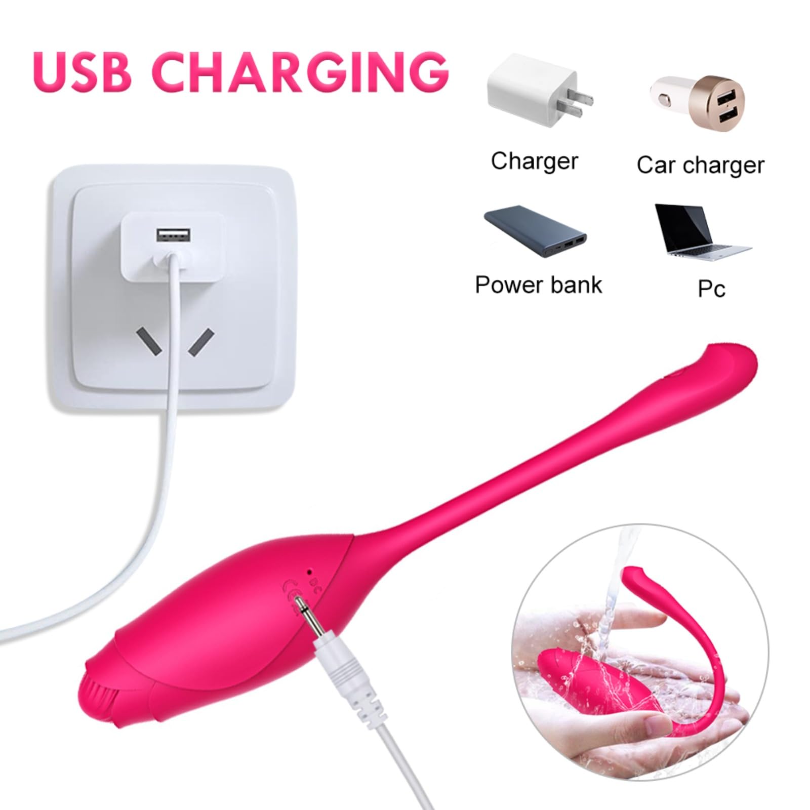 Vibratore Vibratore a punto G, vibratore a dildo, per donne, con telecomando, indossa uova vibranti, clitoride, mutandine, giocattoli sessuali, per adulti