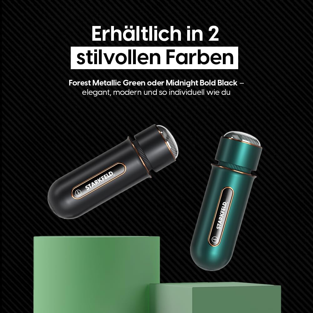 STARKFELD® STARKGUN® – Leistungsstarke Massagepistole für Tiefengewebe | Leise & Effizient (Schwarz, Mini)