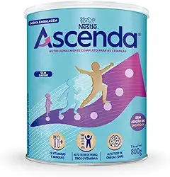 Suplemento Infantil Ascenda Sem Sabor 800g