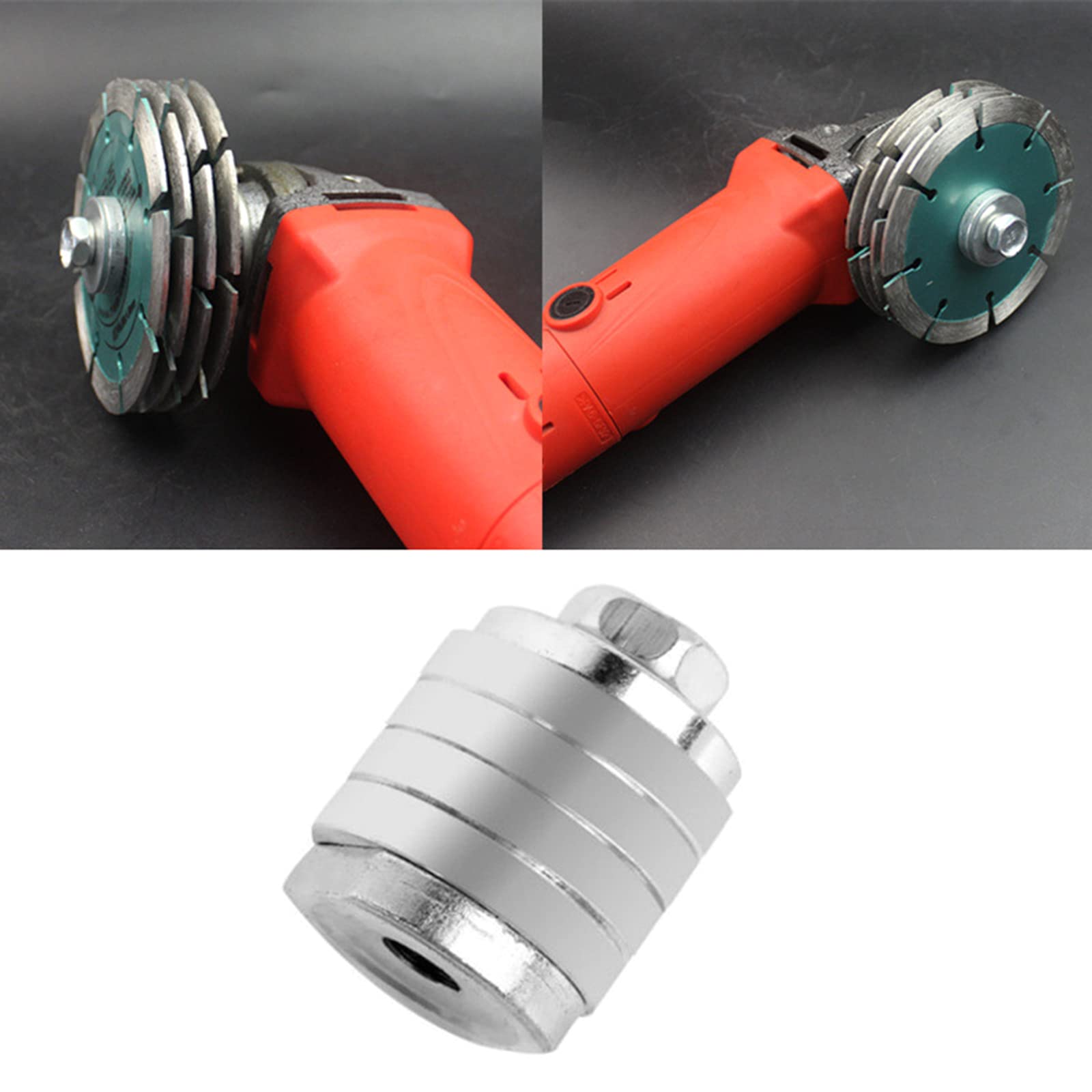 ohohulo M14 Grinder to Grooving Machine Adapter 100/125 Type Grinder Polisher Converter Power Tools