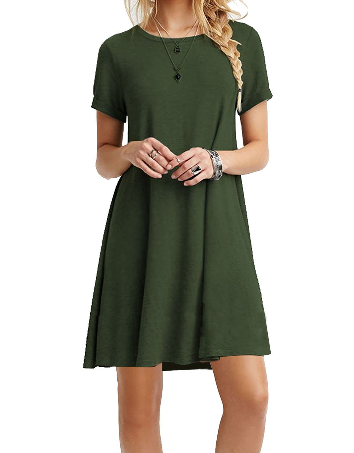 t shirt loose dress