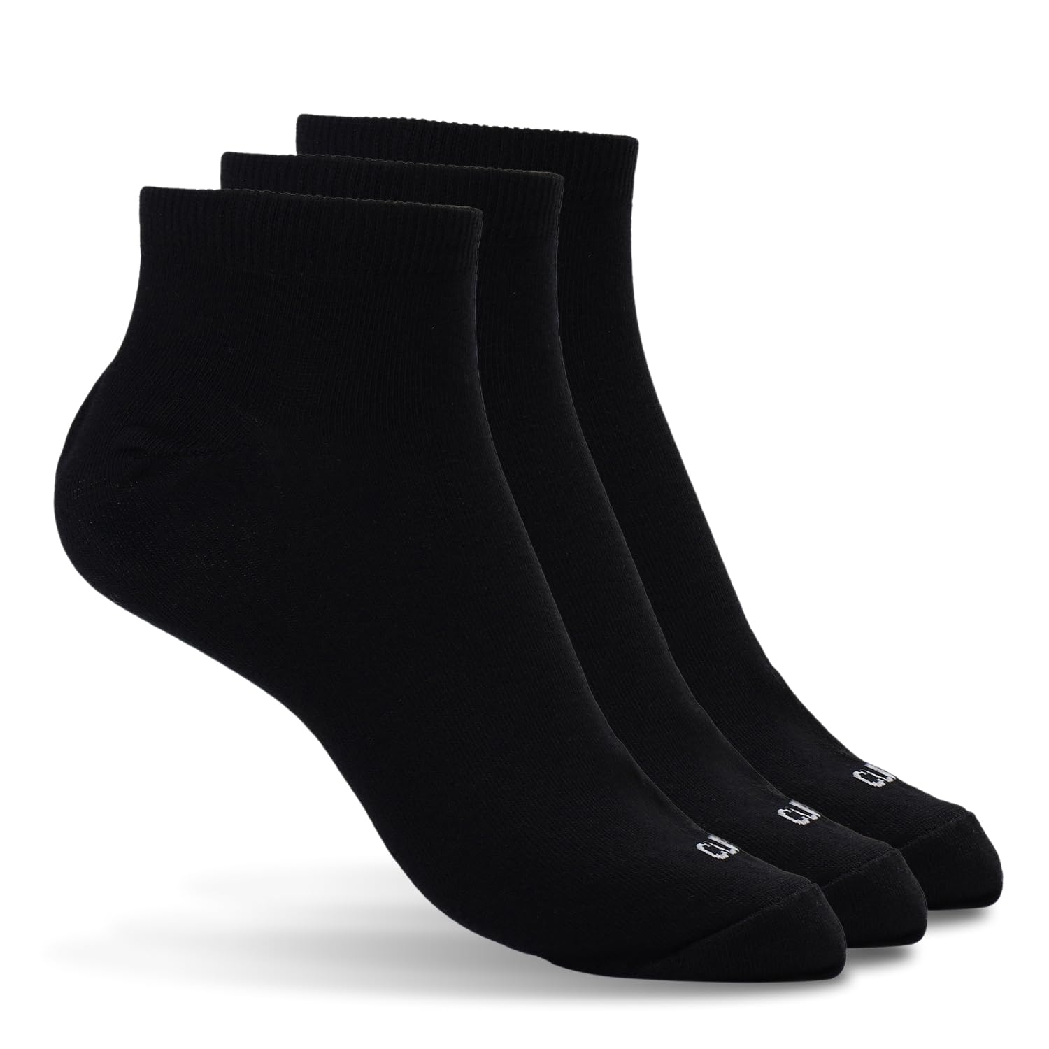 CULT Men’s Cotton Socks – Ultra Soft, Breathable & Anti-Microbial – Ankle Length Casual & Sports Socks with Moisture-Absorbent Fabric, Superior Fit Technology & Durable Design Pack - 3