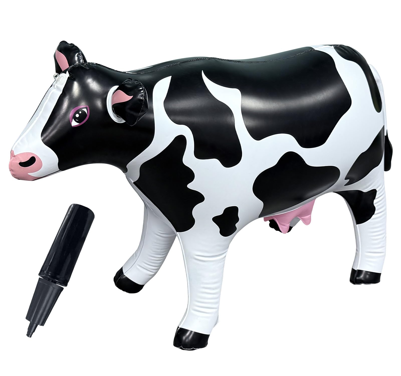 94cm Long Inflatable Cow Giant Blow Up Animal Inflatable Decorations Animal Party Accessories Pool Party Photo Booth Props