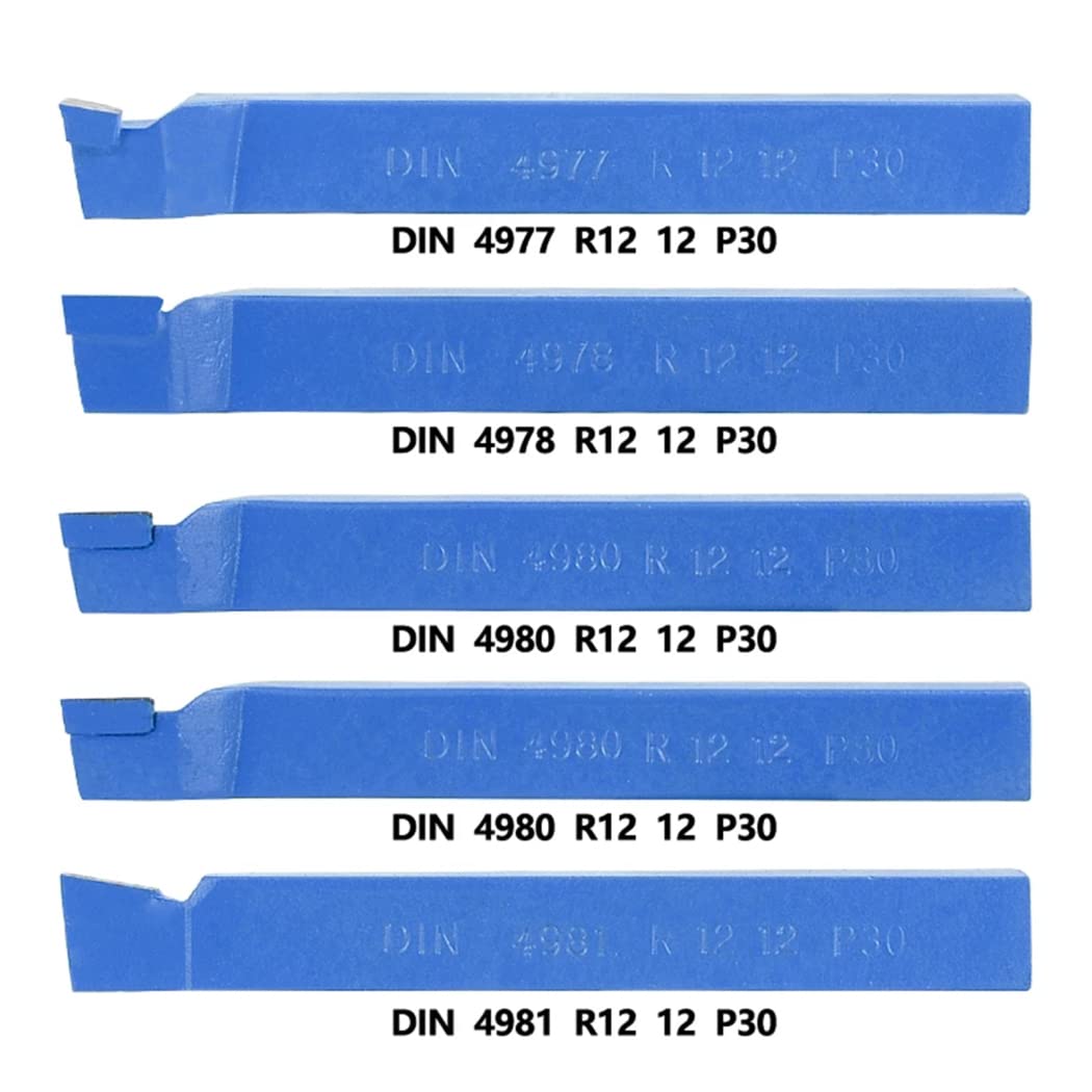 11 Stück Hartmetall Drehstahl Satz, 12X12mm Drehmeißel Set, Drehmaschine Meißel Kit, Drehmaschine Drehwerkzeuge Fräsen Schneidwerkzeug Set, Hartmetallspitze Wendeplatten-Drehmeißel
