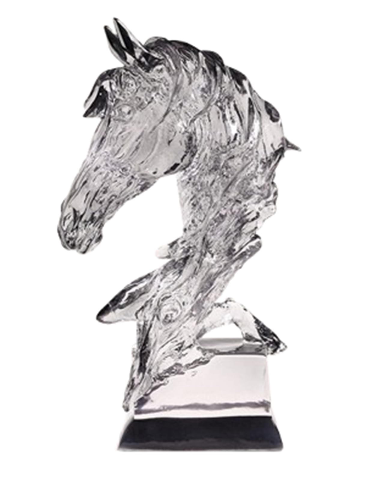 NHDVDVAV Modern Resin Horses Head Bust Art Sculpture Statue Home Decor