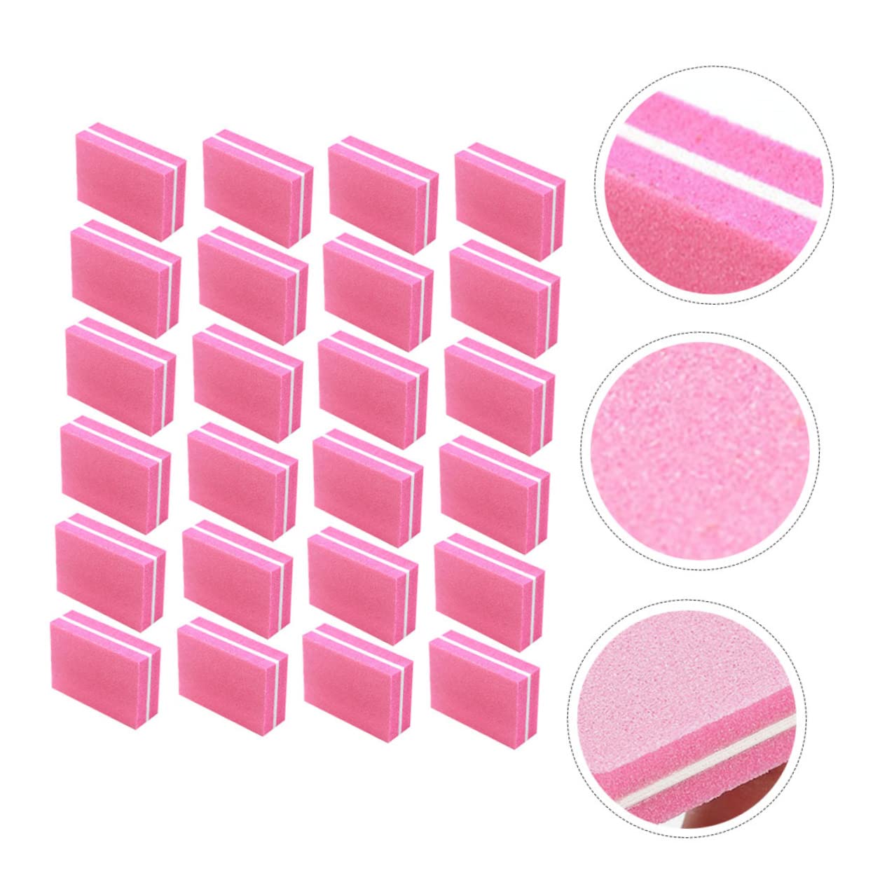 FRCOLOR 250pezzi Limette Per Unghie Professionali Per Manicure e Pedicure e Sicuri Per La Unghie Per e Casa