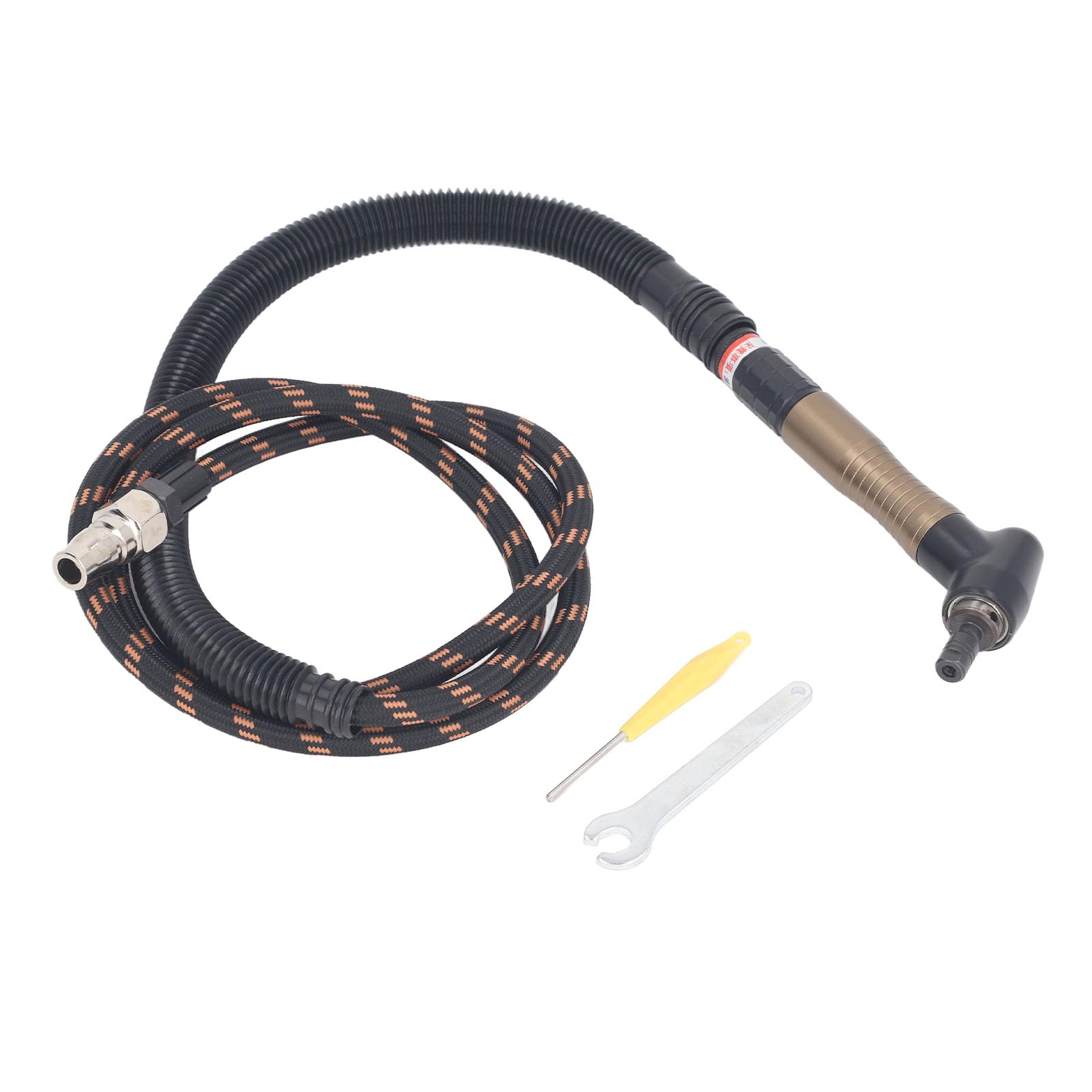 Eujgoov Kit de Amoladora Air Micro Die, Herramienta Neumática Liviana, Diseño de Codo de 23500 RPM para Pulir y Pulir