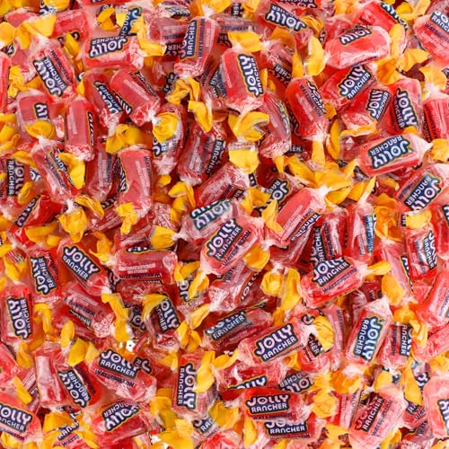 Watermelon Jolly Rancher Hard Candy Bulk - Individually Wrapped All Pink Watermelon Jolly Ranchers Hard Candy - by Queen City Candy Cave (1 Pound)
