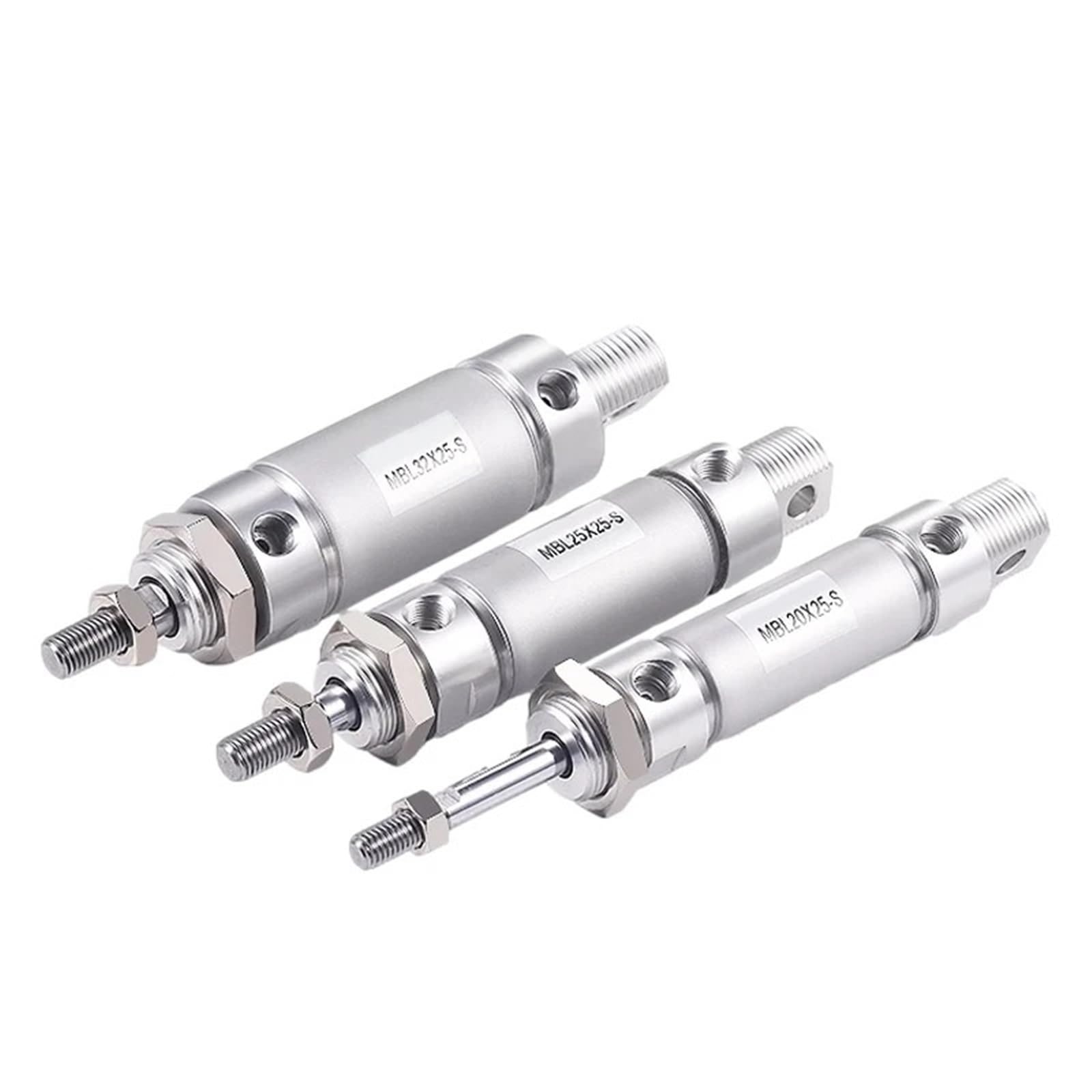 Cylindre pneumatique miniature MBL32 200mm actionneur alu pour machine