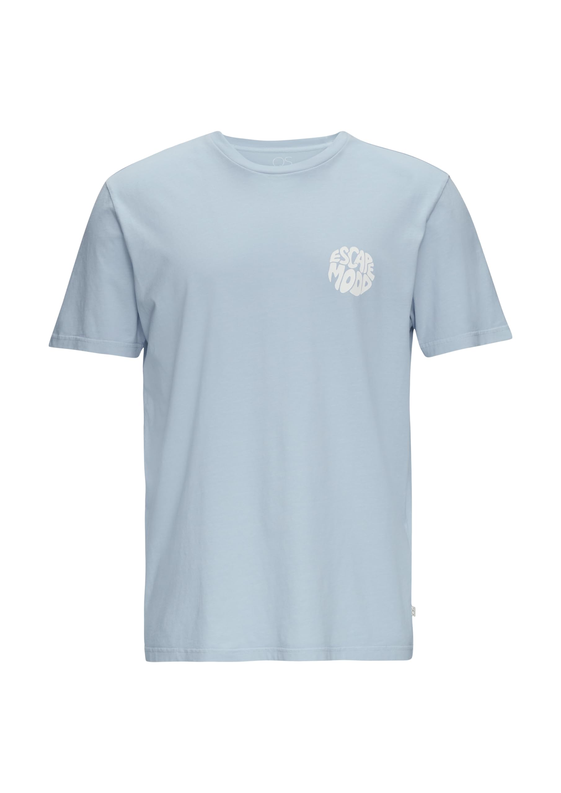 QS Herren T-Shirt mit Brust-u. Rückenprint