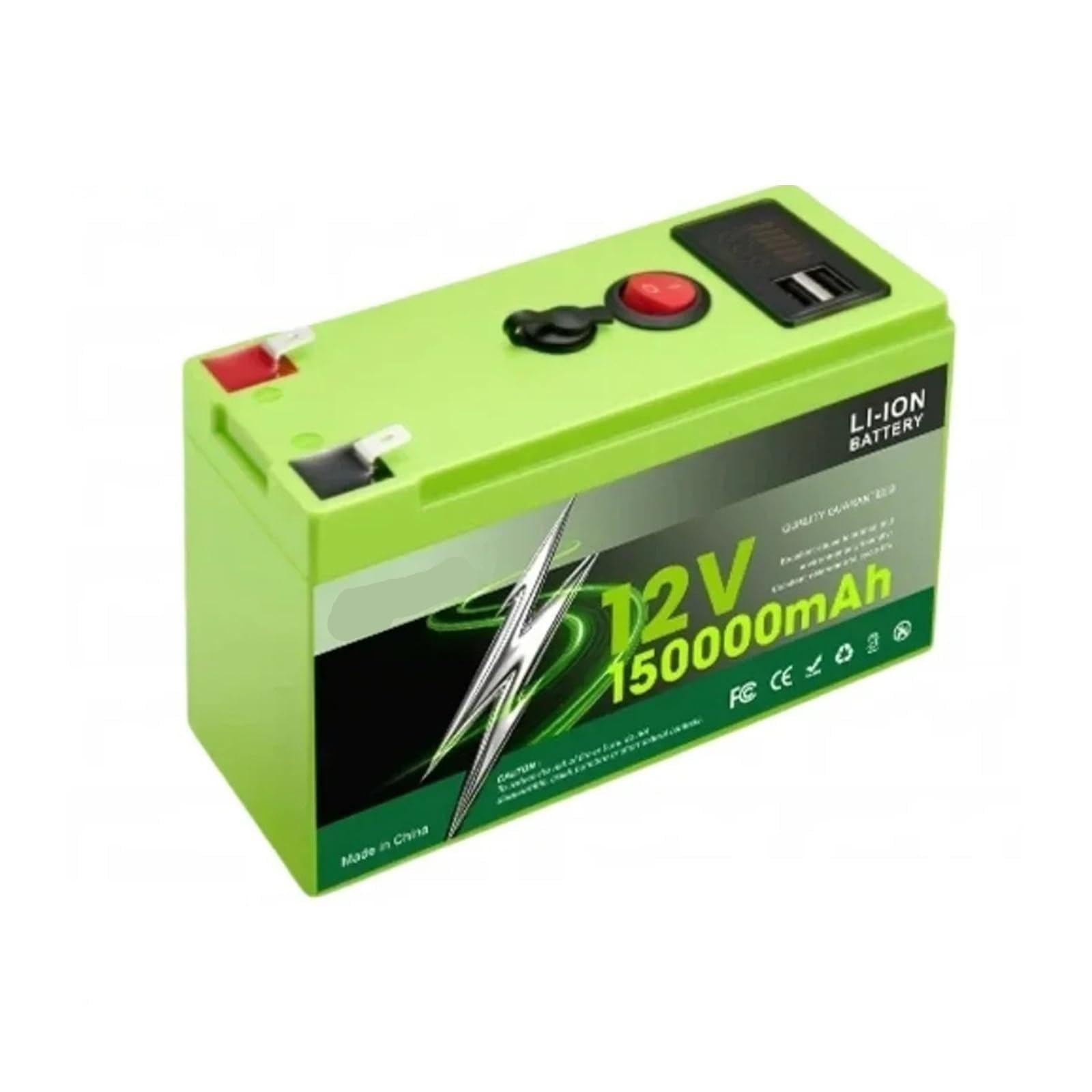 Capacité Élevée De Batterie De Phosphate De Fer De Lithium De 150AH 12V LiFePO4