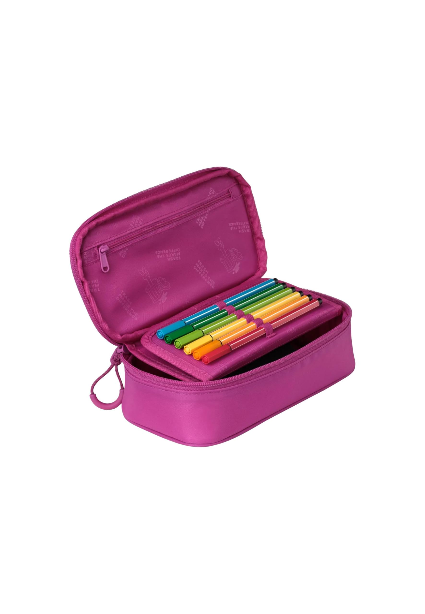 satch set zaino scolastico pack set Fearless Pink - Pink | Set ergonomico da 3 pezzi con capacità di 30 L, completo di astuccio e borsa sportiva per la scuola