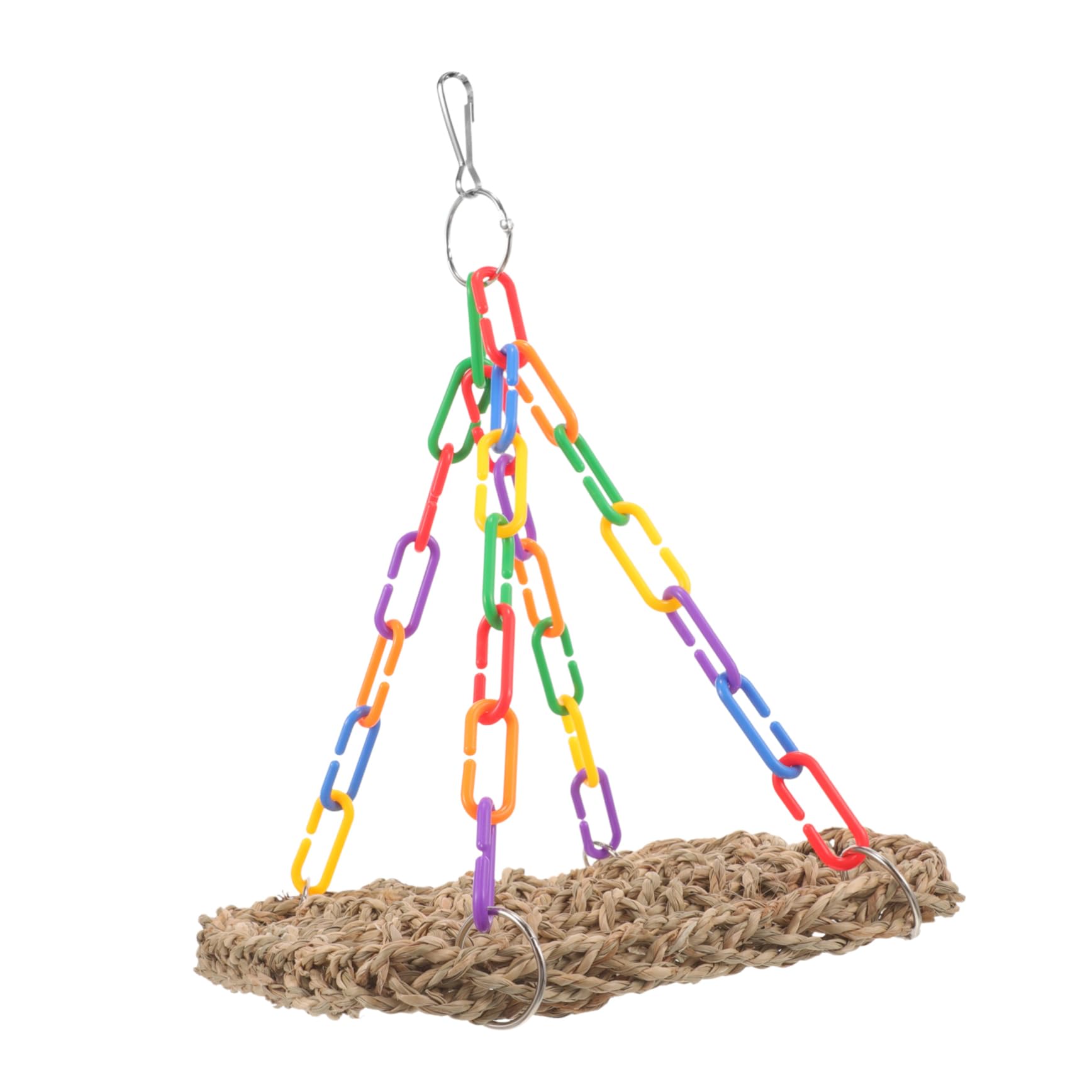 SUPVOX Bird Swing Plaything Safe Light Hammock for Parrots Engaging Bird Cage for Training Resting Chew Resistant Mat Enhances Pet