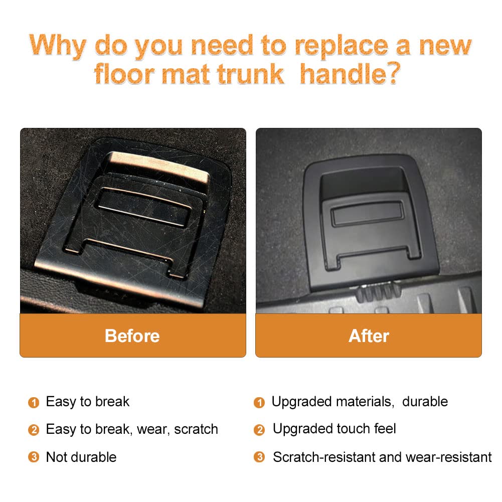 Rear Trunk Mat Carpet Handle Replacement For BMW E70 X5 E71 X6 2006