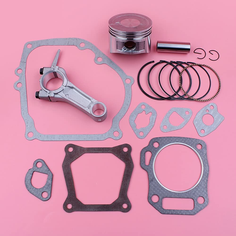 [Accesorios de herramientas] Kit de junta completa de anillo de pistón de 68mm de biela Compatible con Honda GX160 5.5HP GX 160 Motor cortacésped pieza de repuesto