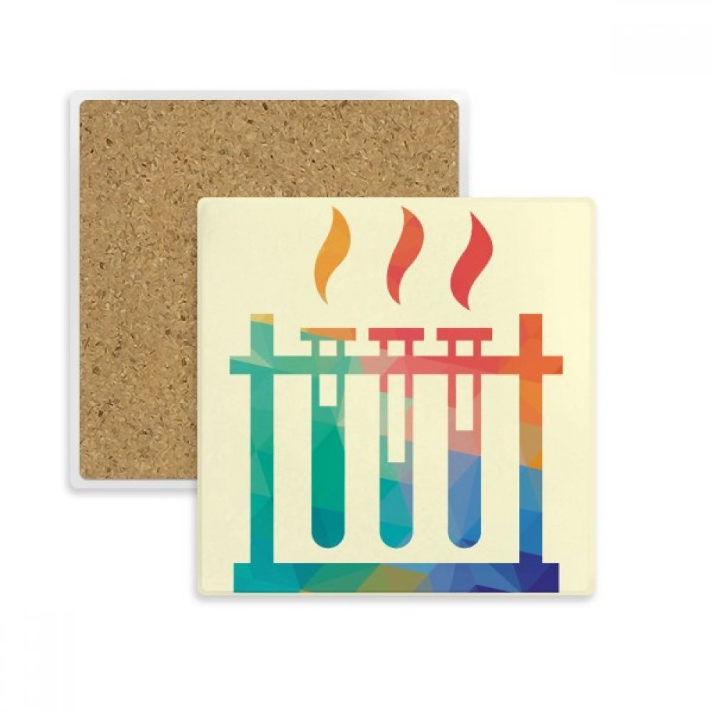 Tube chimie dessous de verre en pierre absorbante thermique