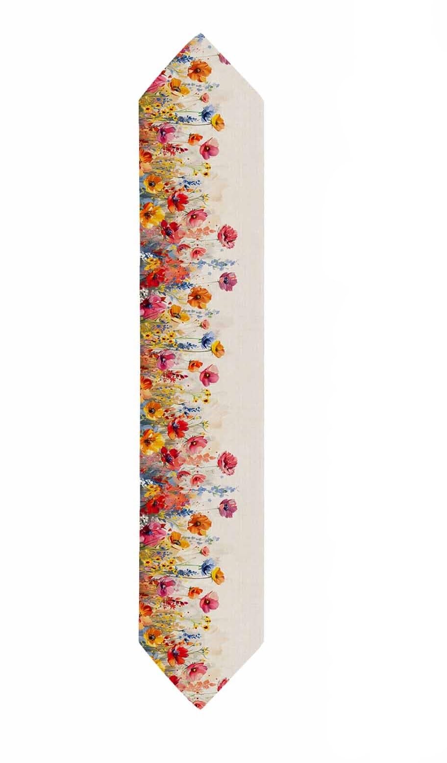 Runner Fiori e piante Foglie Decorazione for la casa Runner da tavolo for matrimoni Tovaglia cucina(46 x 183cm)