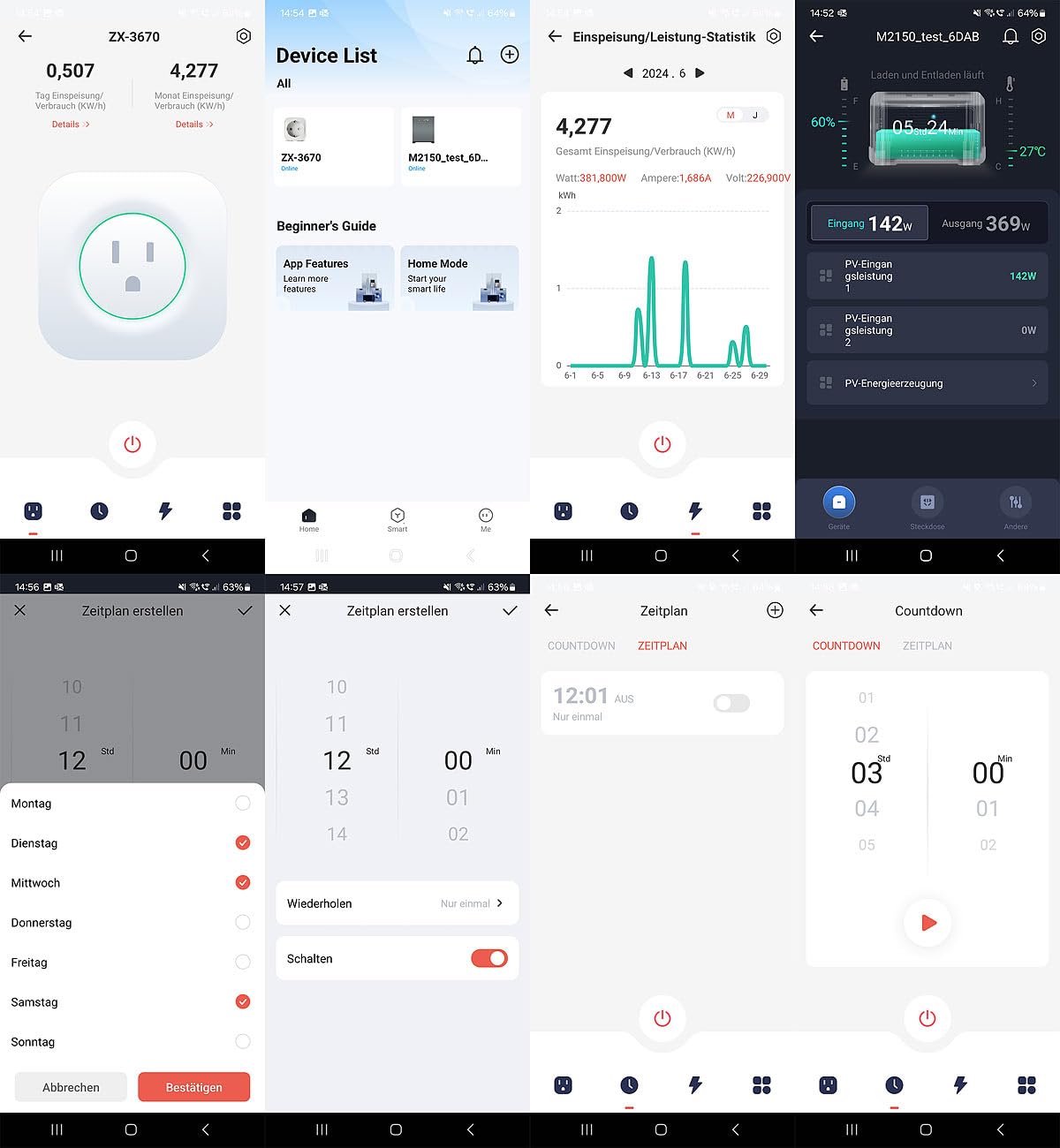 revolt contatore energia wifi: Set da 2 Spina per misurazione dell'energia, per accumuli LIT-2150, App, WLAN (presa con contatore di consumo elettrico, di energia)