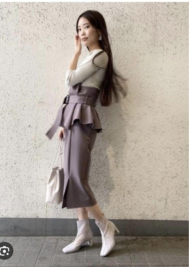 Amazon.co.jp: スナイデル コルセットベルトタイトスカート MOC  