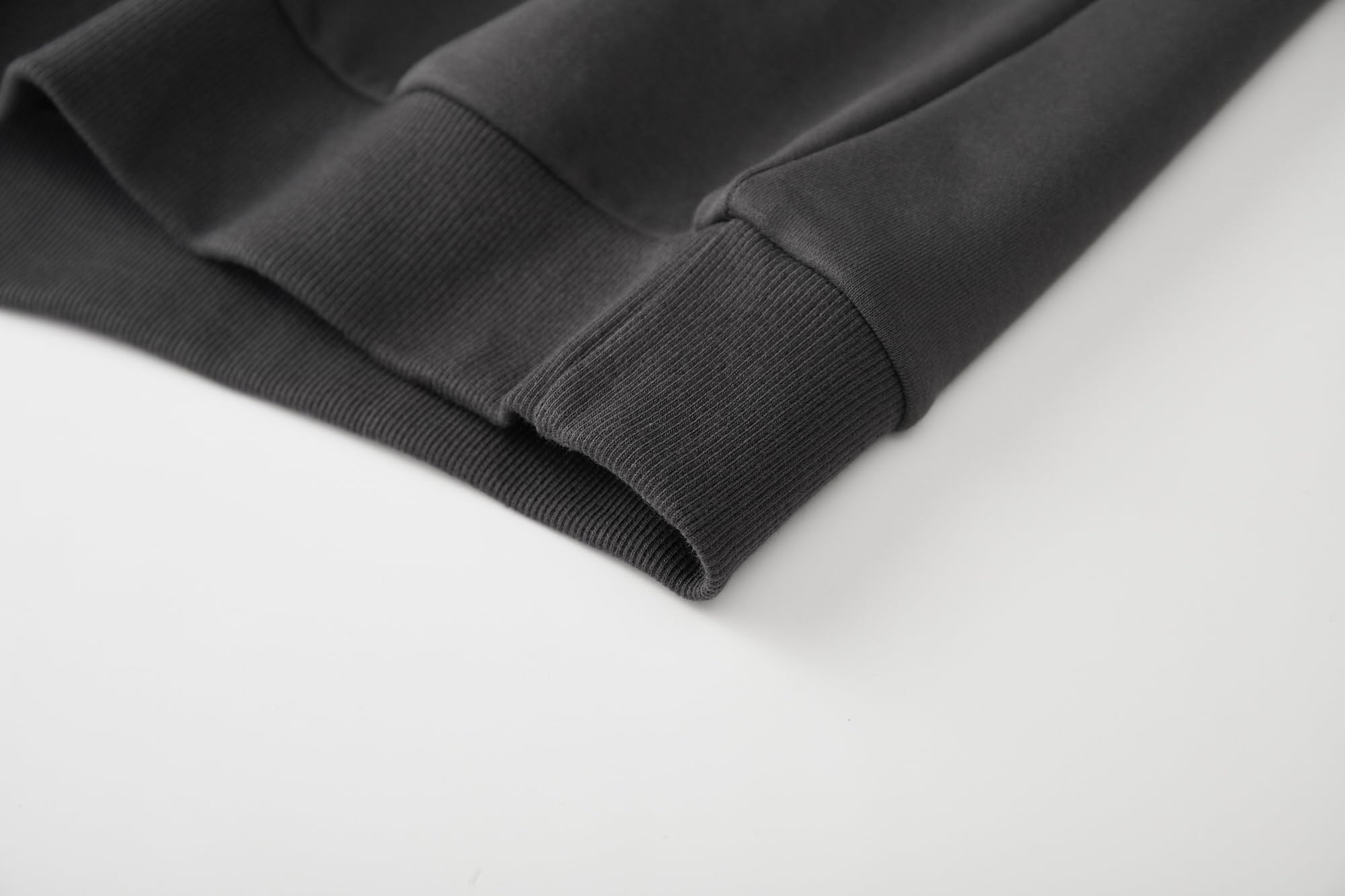 VEIISAR Sweatshirt Herren Langarm aus weicher Baumwolle - 310g Bequemer Pullover mit Rundhals für Herbst und Winter