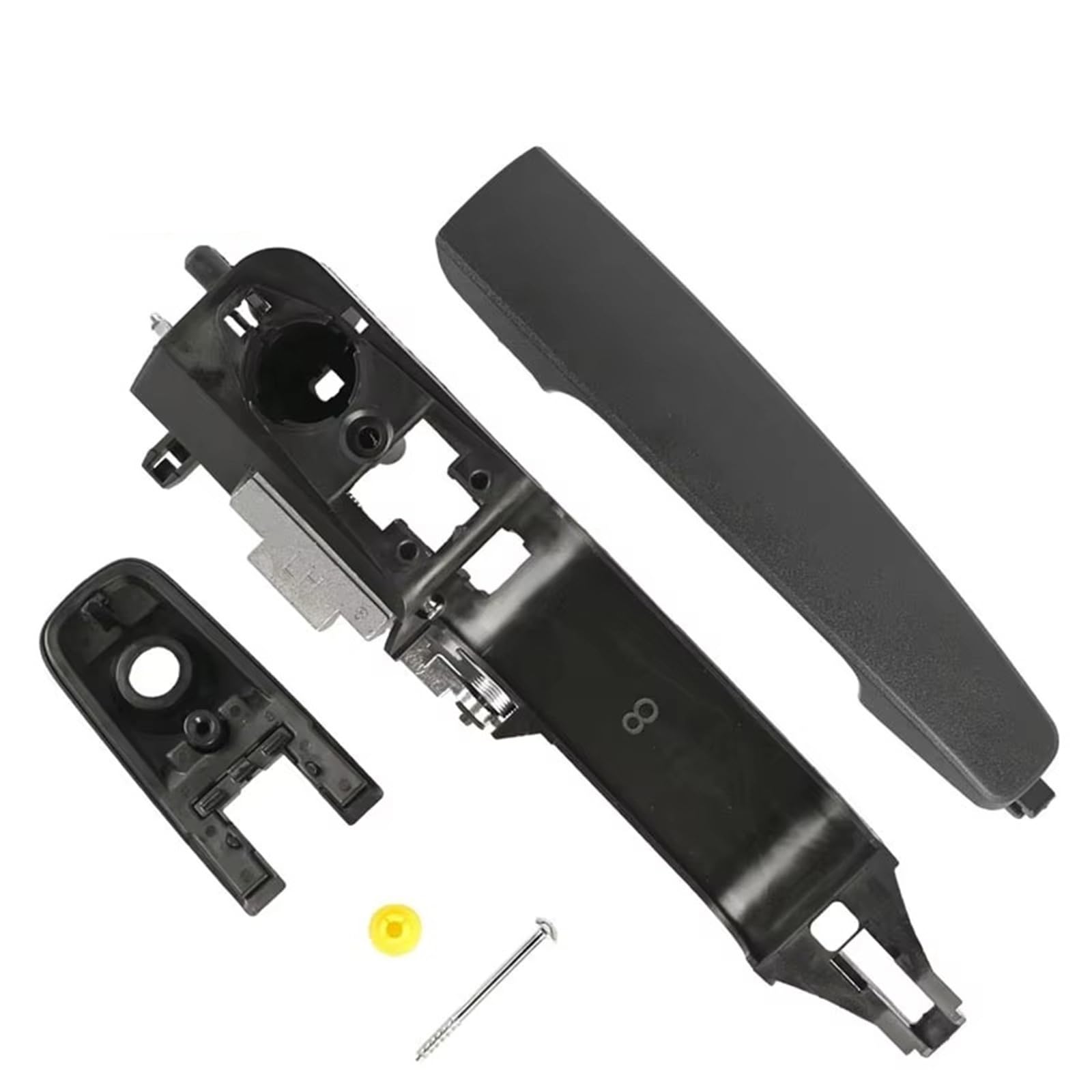 Qjahxkf Front Left Replacement Exterior Door Handles Car Exterior Door Handle Front Rear Left Right 8S4z-5422404-Aa 8S4z5422404aa For Focus 2008 2009 2010 2011 Outer Handle(Front Left)