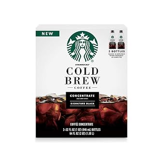 Starbucks Coffee Cold Brew Concentrate 2 Bottles Of 32 Fl Oz Net Wt 64 Fl Oz,,