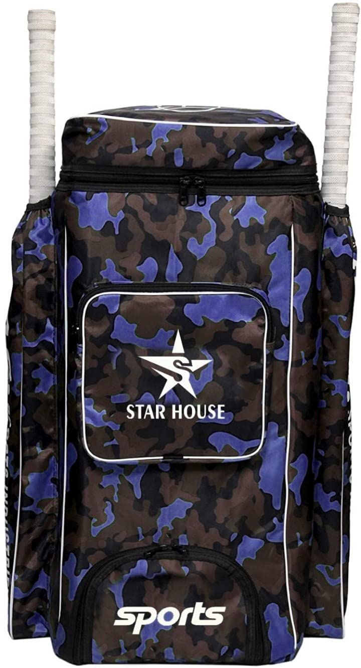 STAR HOUSE SPORTS Cricket Kit Bag Style Backpack87 (Blue)-picture-17