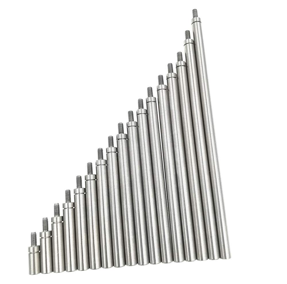 SUXING Vástago de extensión para indicador de cuadrante 4.5 mm de diámetro M2.5 Varilla de rosca (G SET)