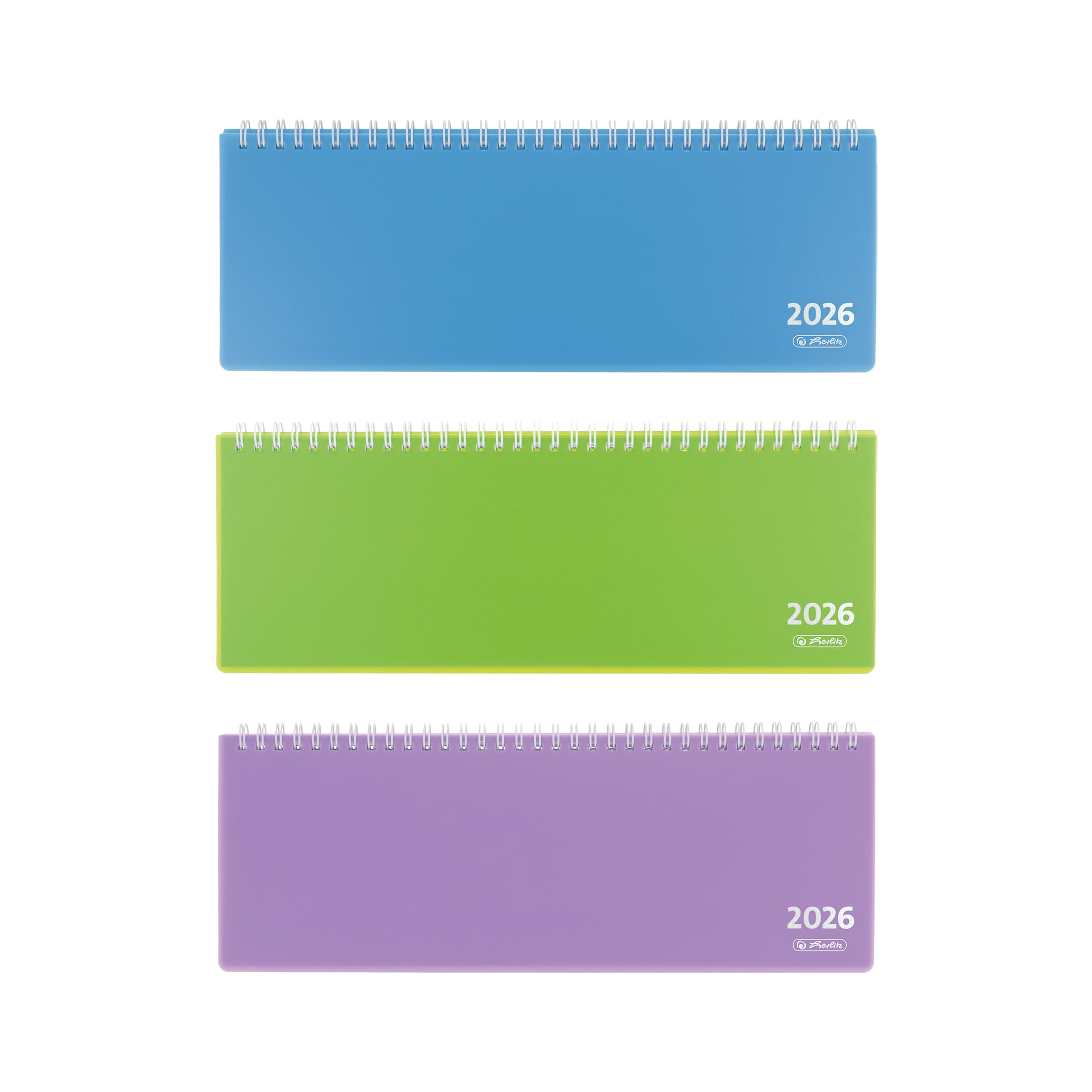 Herlitz Schreibtischkalender 2026 | Querformat | 1 Woche/2 Seiten