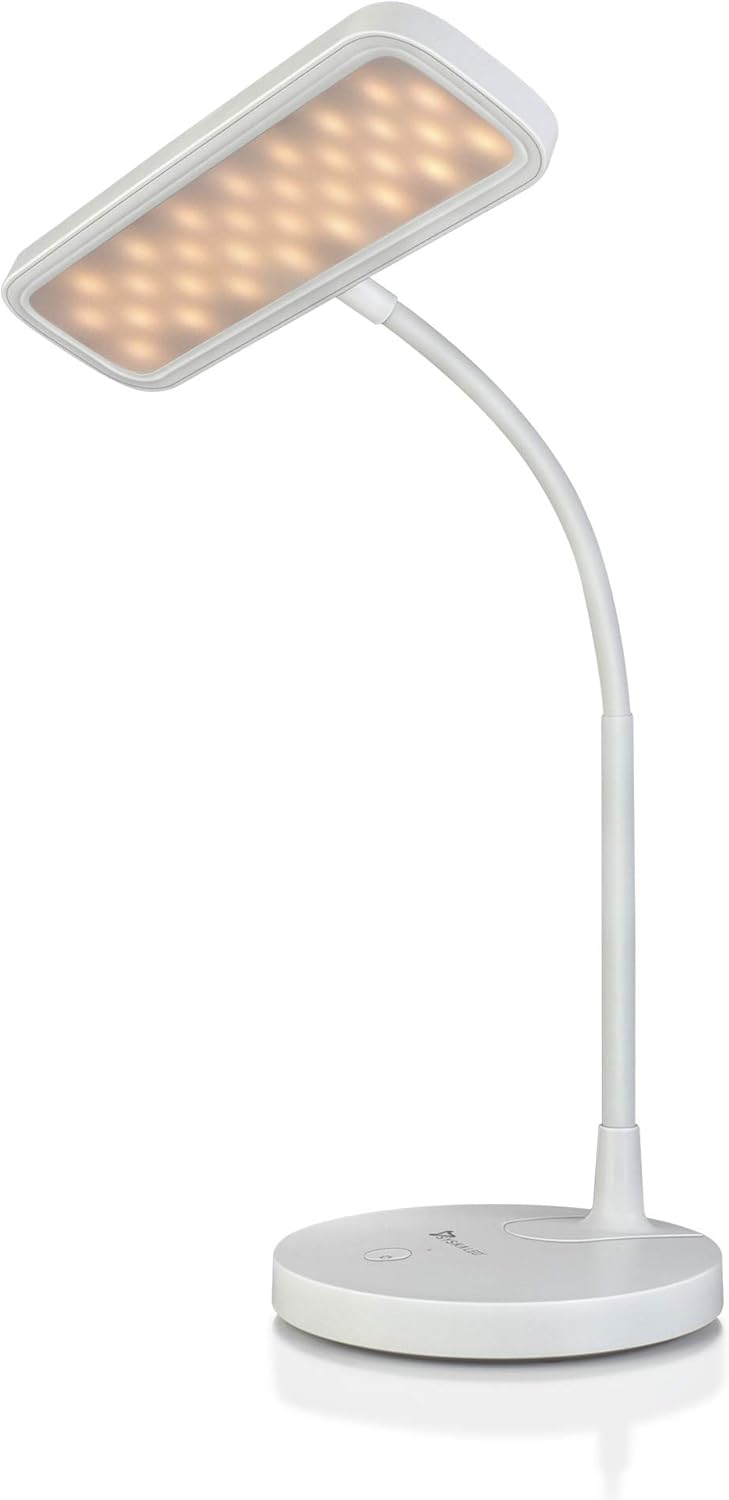 Syska Porta-Glow 7.5W Emergency LED Table lamp-3 Stage dimming and Color Changing(Cool Day Light/Warm White/Neutral White)