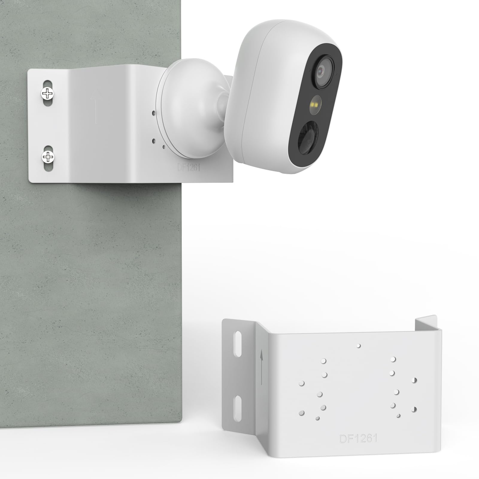 TIUIHU Corner Mount for eufy Security eufyCam C35, Aluminium alloy mounting bracket accessories, waterproof and rustproof -White