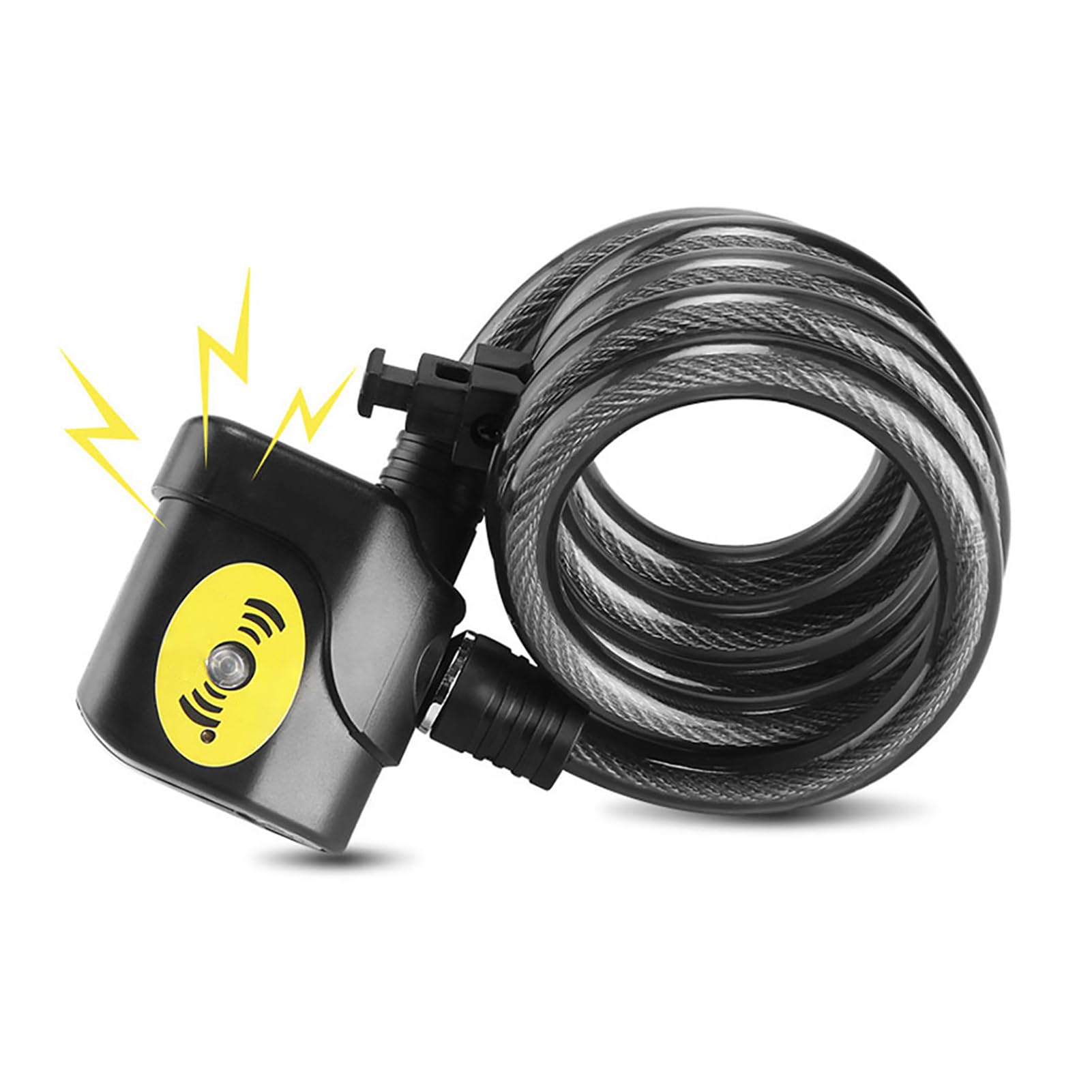 Lucchetto a catena antifurto per bici con allarme 110 dB, resistente e sicuro - Protegge fino a due biciclette contemporaneamente