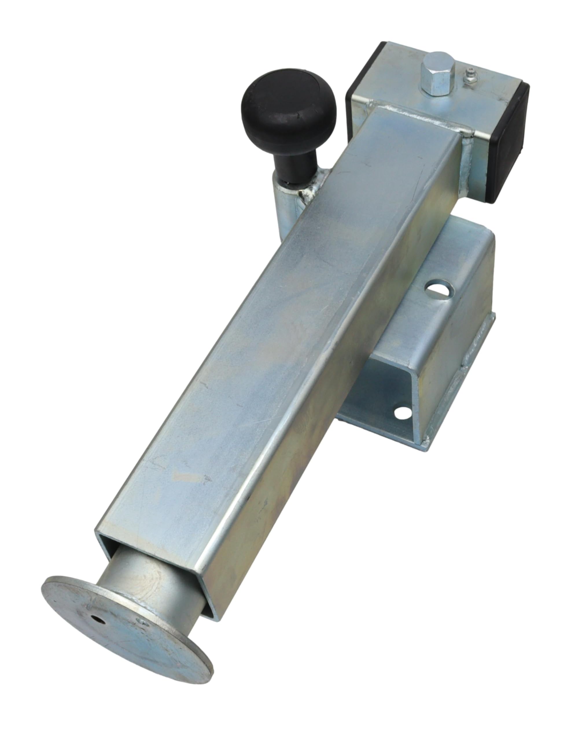 trailer parts4u 2X Schwenkstütze 1300/2600kg 380mm Konsole 85mm Hubstütze Ausdrehstütze Kurbelstütze PKW Anhänger inkl. Kurbel