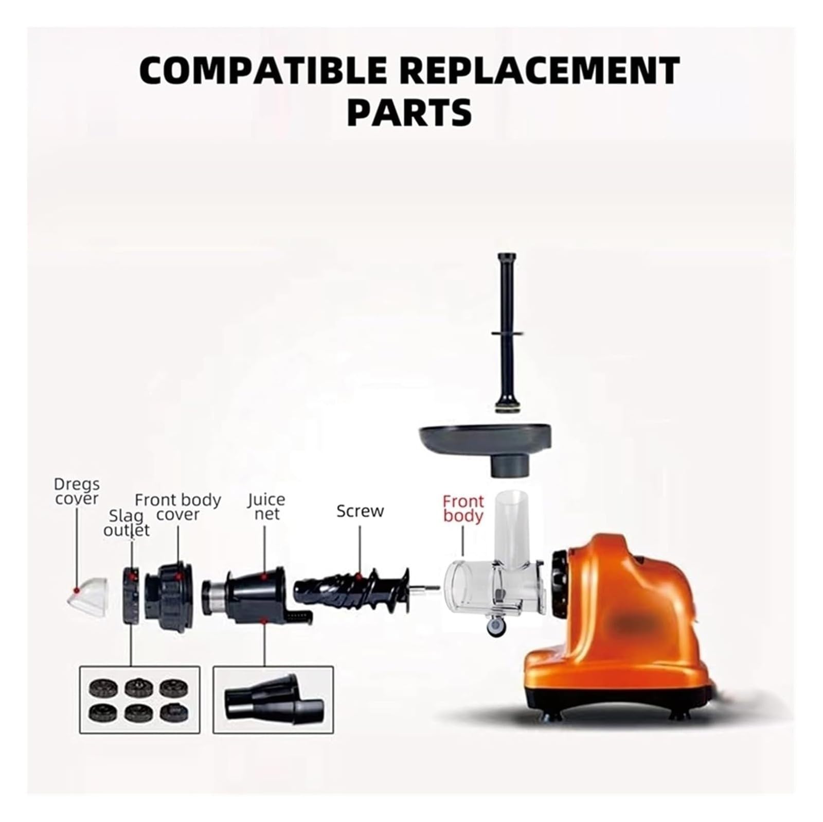 Juice Attachment Juicer,Large Diameter Slow Speed,Model 8006/8003/8051